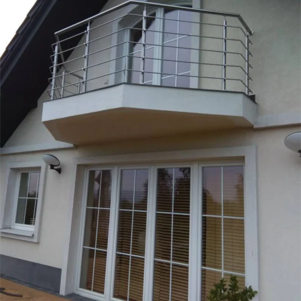 Zdjęcie realizacji balustrady balkonowej