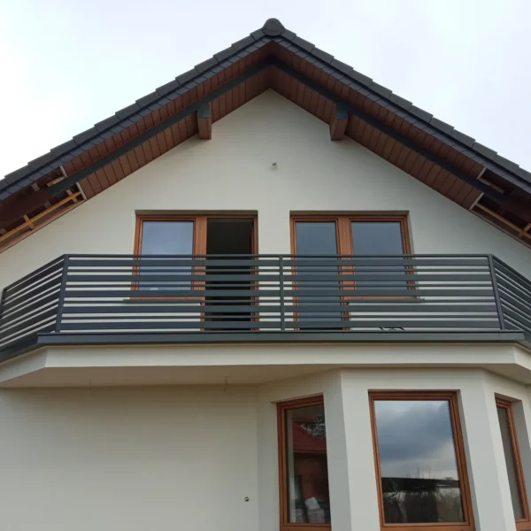 Zdjęcie realizacji balustrady balkonowej