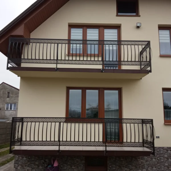Zdjęcie realizacji balustrady balkonowej