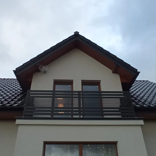 Zdjęcie realizacji balustrady balkonowej