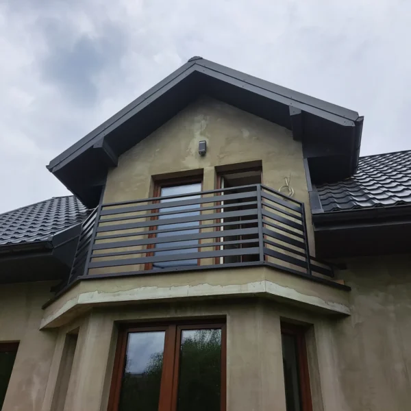 Zdjęcie realizacji balustrady balkonowej