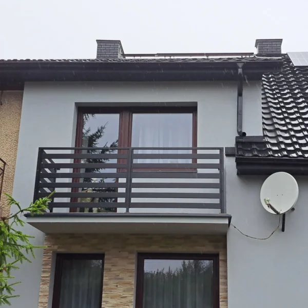 Zdjęcie realizacji balustrady balkonowej