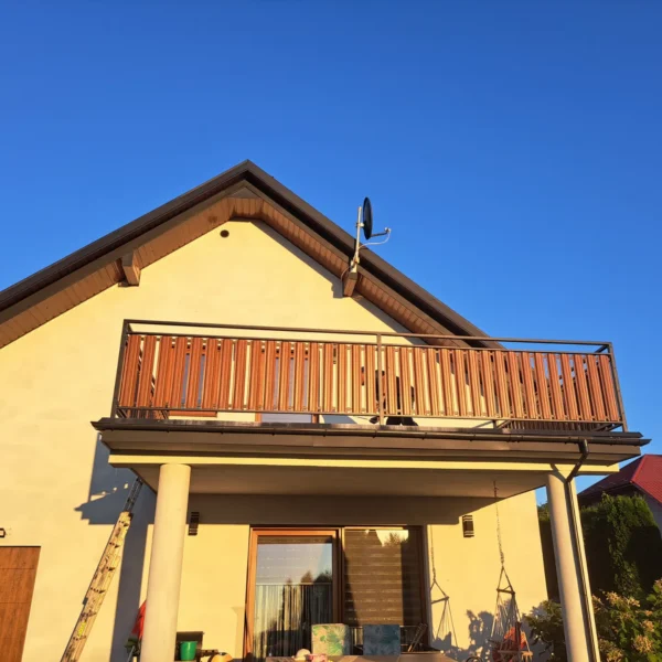 Zdjęcie realizacji balustrady balkonowej