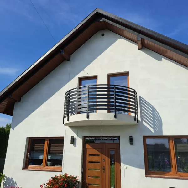 Zdjęcie realizacji balustrady balkonowej