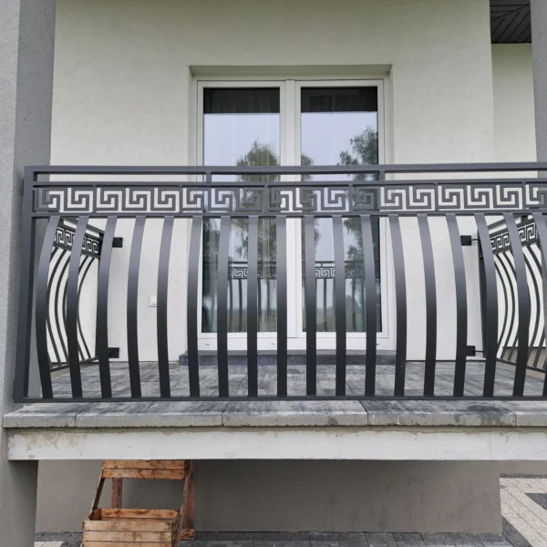 Zdjęcie realizacji balustrady balkonowej