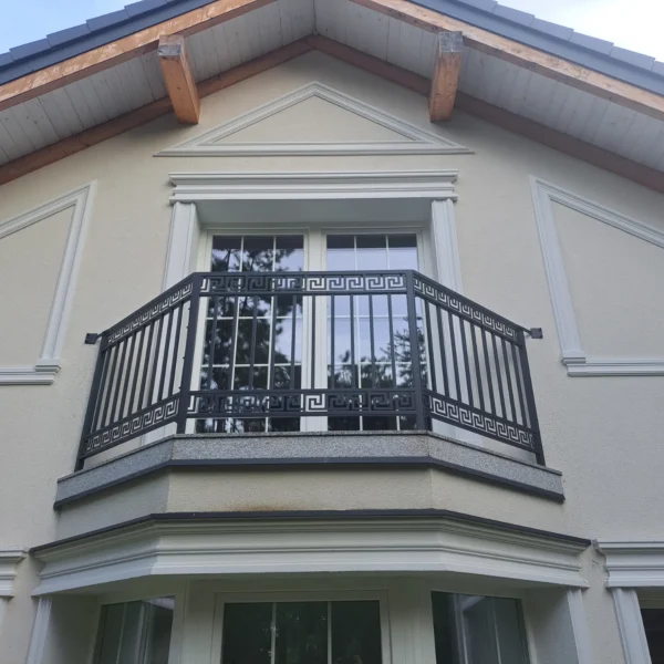 Zdjęcie realizacji balustrady balkonowej