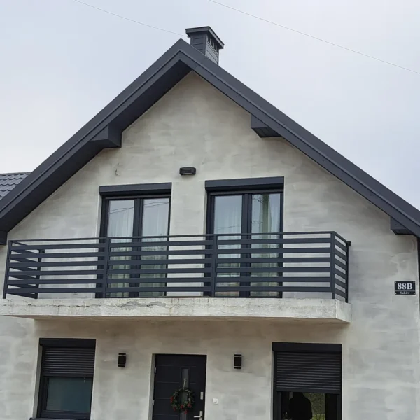 Zdjęcie realizacji balustrady balkonowej