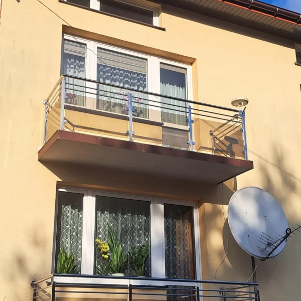Zdjęcie realizacji balustrady balkonowej