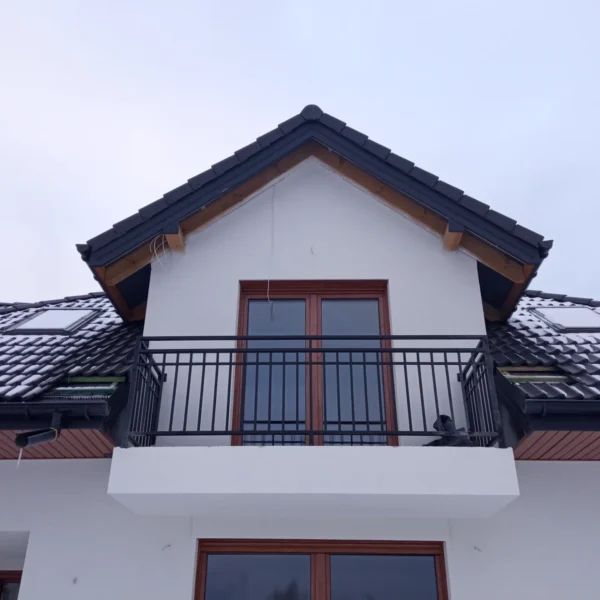 Zdjęcie realizacji balustrady balkonowej