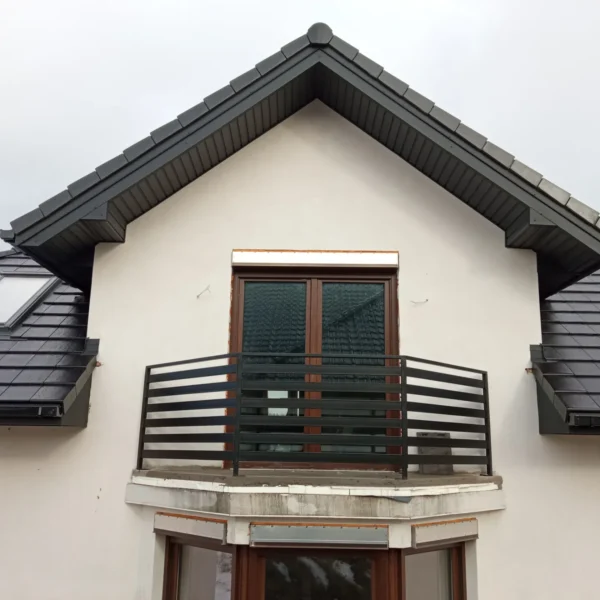 Zdjęcie realizacji balustrady balkonowej