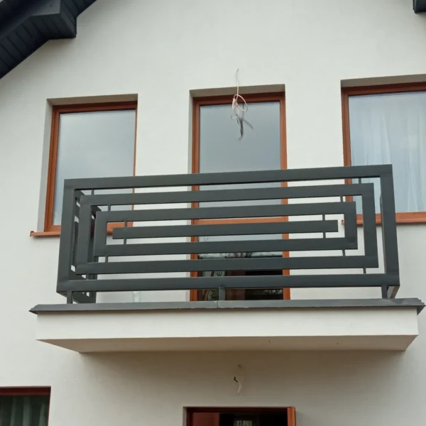 Zdjęcie realizacji balustrady balkonowej