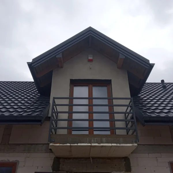 Zdjęcie realizacji balustrady balkonowej