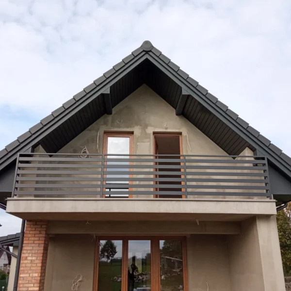 Zdjęcie realizacji balustrady balkonowej