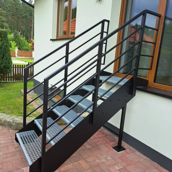 Zdjęcie realizacji balustrady schodowej