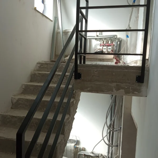 Zdjęcie realizacji balustrady schodowej