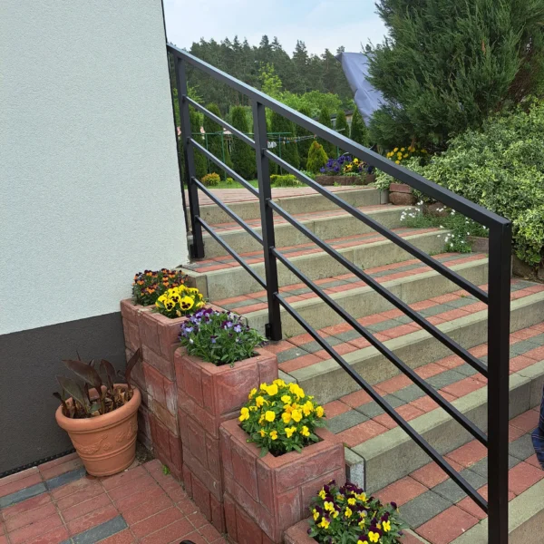 Zdjęcie realizacji balustrady schodowej