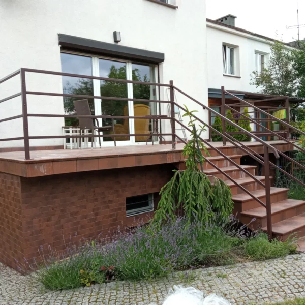 Zdjęcie realizacji balustrady schodowej