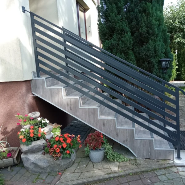Zdjęcie realizacji balustrady schodowej