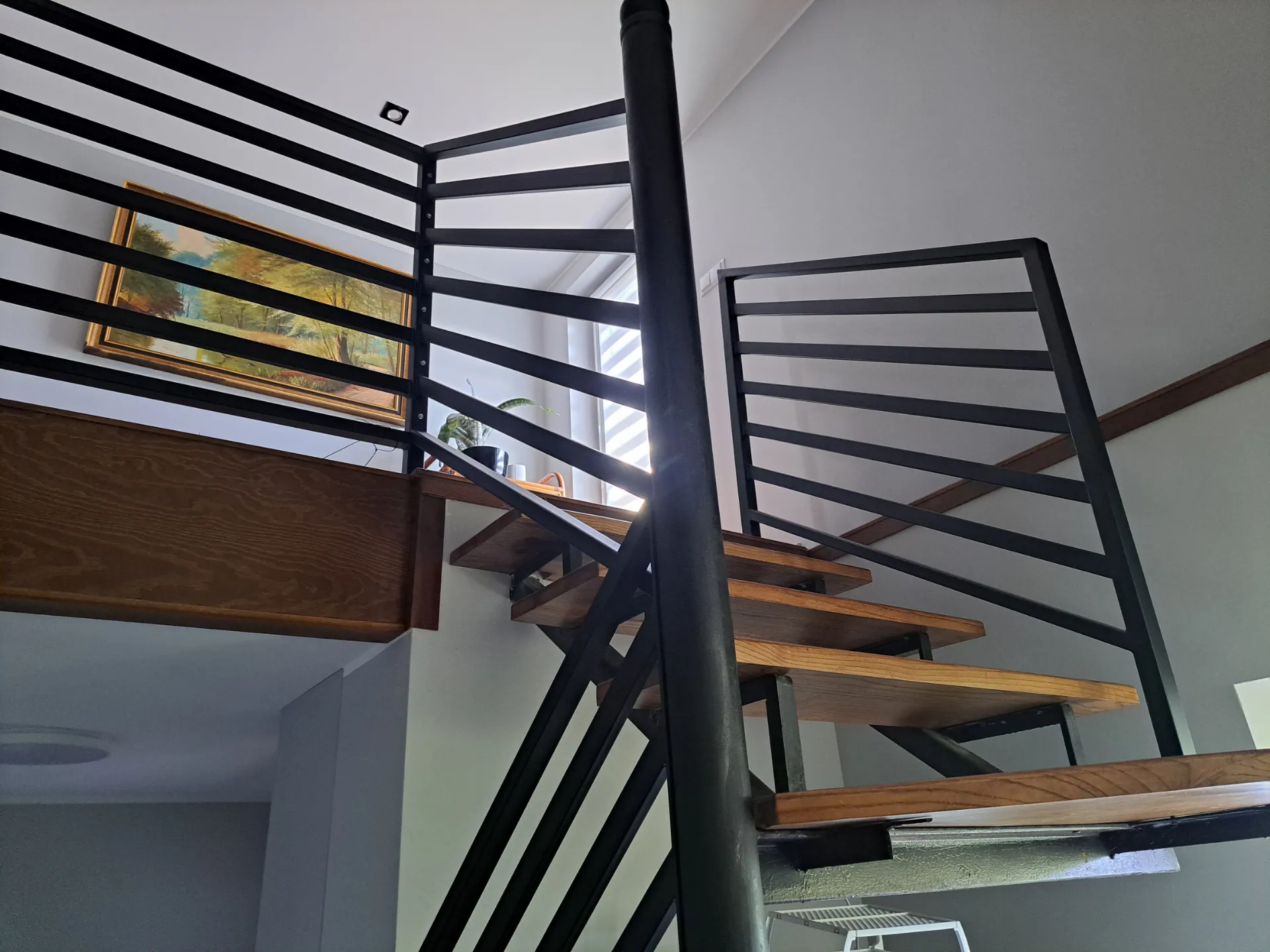 Zdjęcie realizacji balustrady schodowej